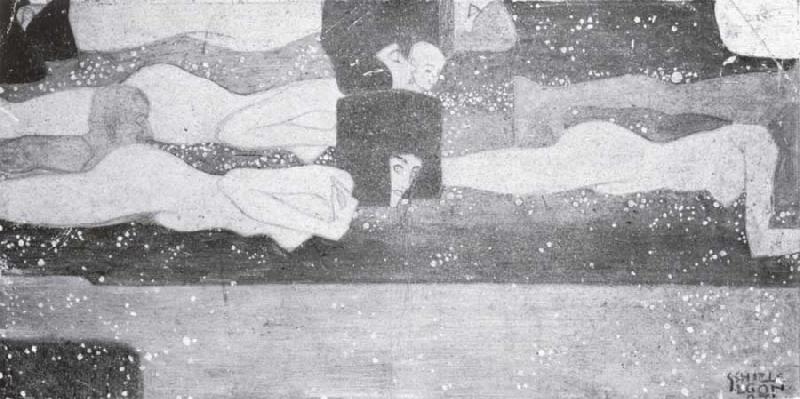 Egon Schiele Water sprites i oil painting image